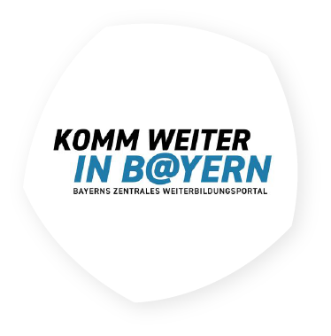 Logo: komm weiter in B@yern