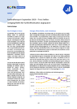 Fachkräftereport September 2023 KOFA Kompakt 9/2023