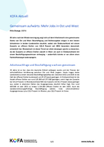 Gemeinsam aufwärts: Mehr Jobs in Ost und West KOFA Aktuell 02/2025