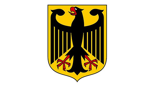 Zu sehen ist das Wappen von Deutschland