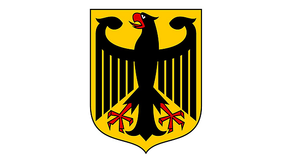 Zu sehen ist das Wappen von Deutschland