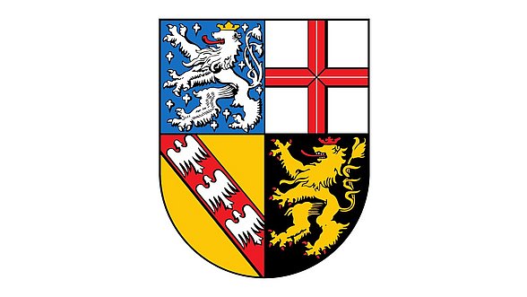 Zu sehen ist das Wappen vom Saarland