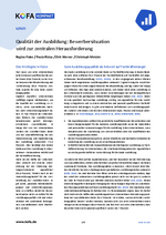 Ausbildung: Bewerbersituation wird zur zentralen Herausforderung KOFA-Kompakt 06/2025