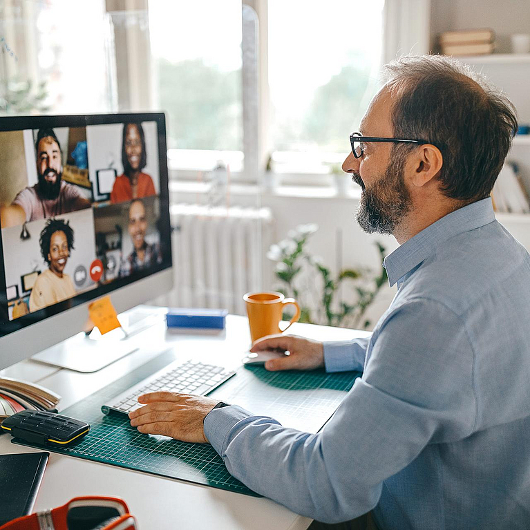 Arbeitnehmer im Homeoffice