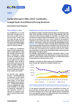 Fachkräftereport März 2025: Fachkräftemangel kann Investitionsschwung bremsen KOFA Kompakt 04/25