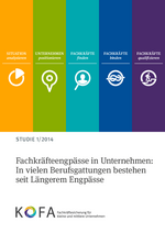 Fachkräfteengpässe in Unternehmen KOFA-Studie 1/2014