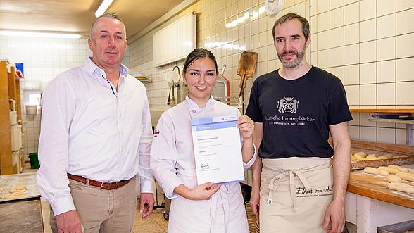 Mitarbeiter der Bäckerei Ehses