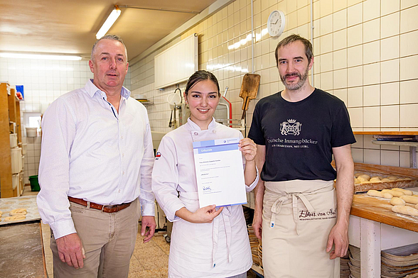 Mitarbeiter der Bäckerei Ehses