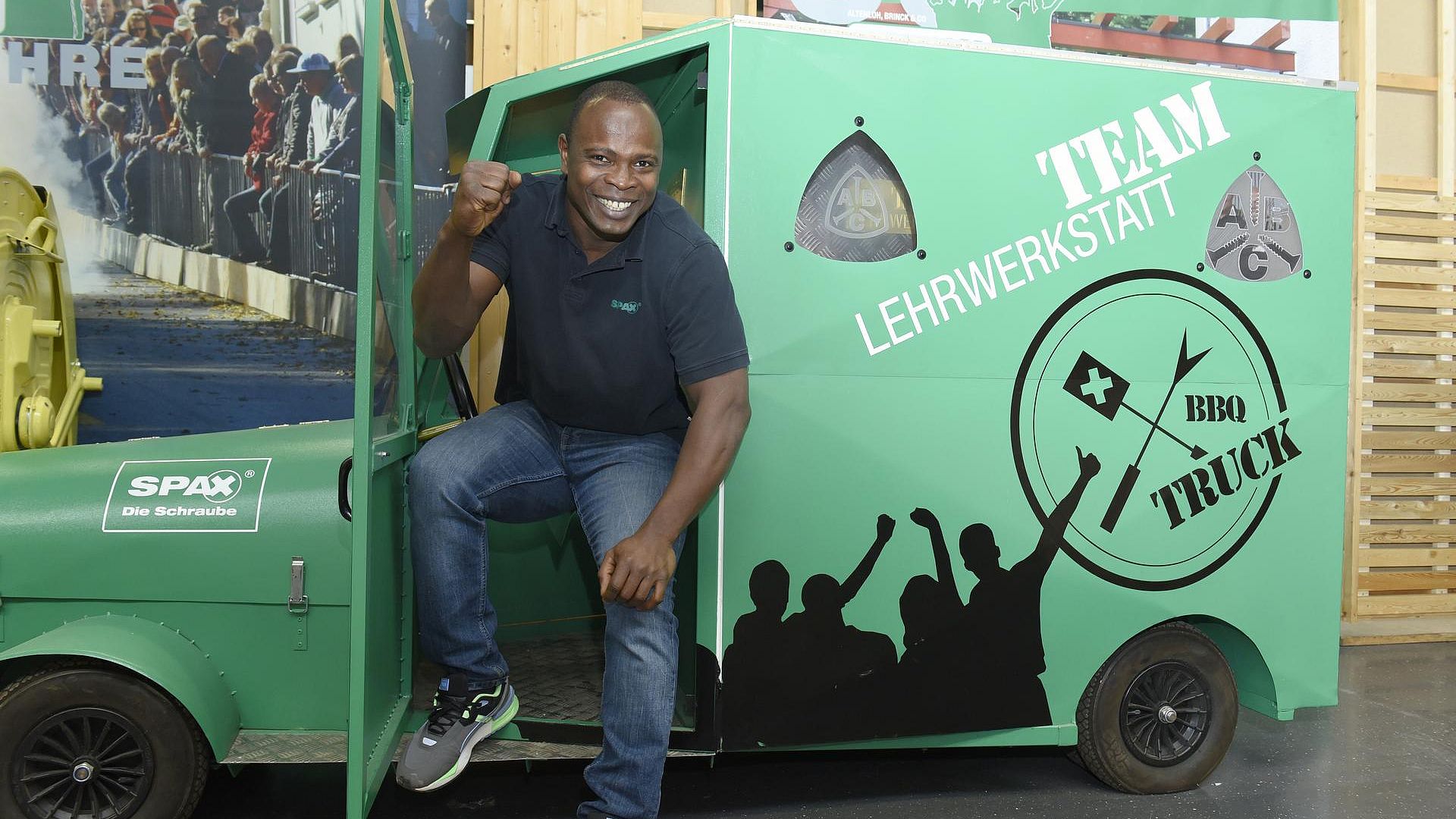 © KOFA Aboubakar Fofana freut sich über seinen Erfolg