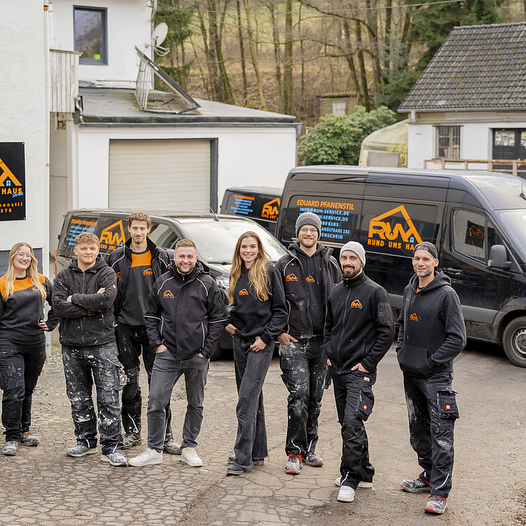 Mitarbeiterinnen und Mitarbeiter der Firma RUH