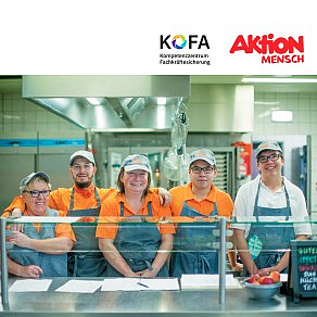 KOFA Coverblatt der Veröffentlichung Wegweiser: Inklusion im Betrieb